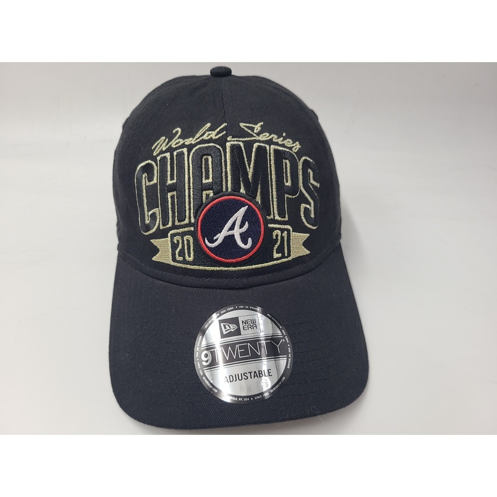 Atlanta Braves 2021 World Series Champions New Era 9Twenty Strapback Hat Cap MLB